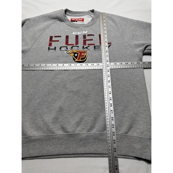 Indy Fuel CCM Sweatshirt Mens Large Long Sleeve Pullover Crewneck Hockey Indiana - Picture 5 of 10